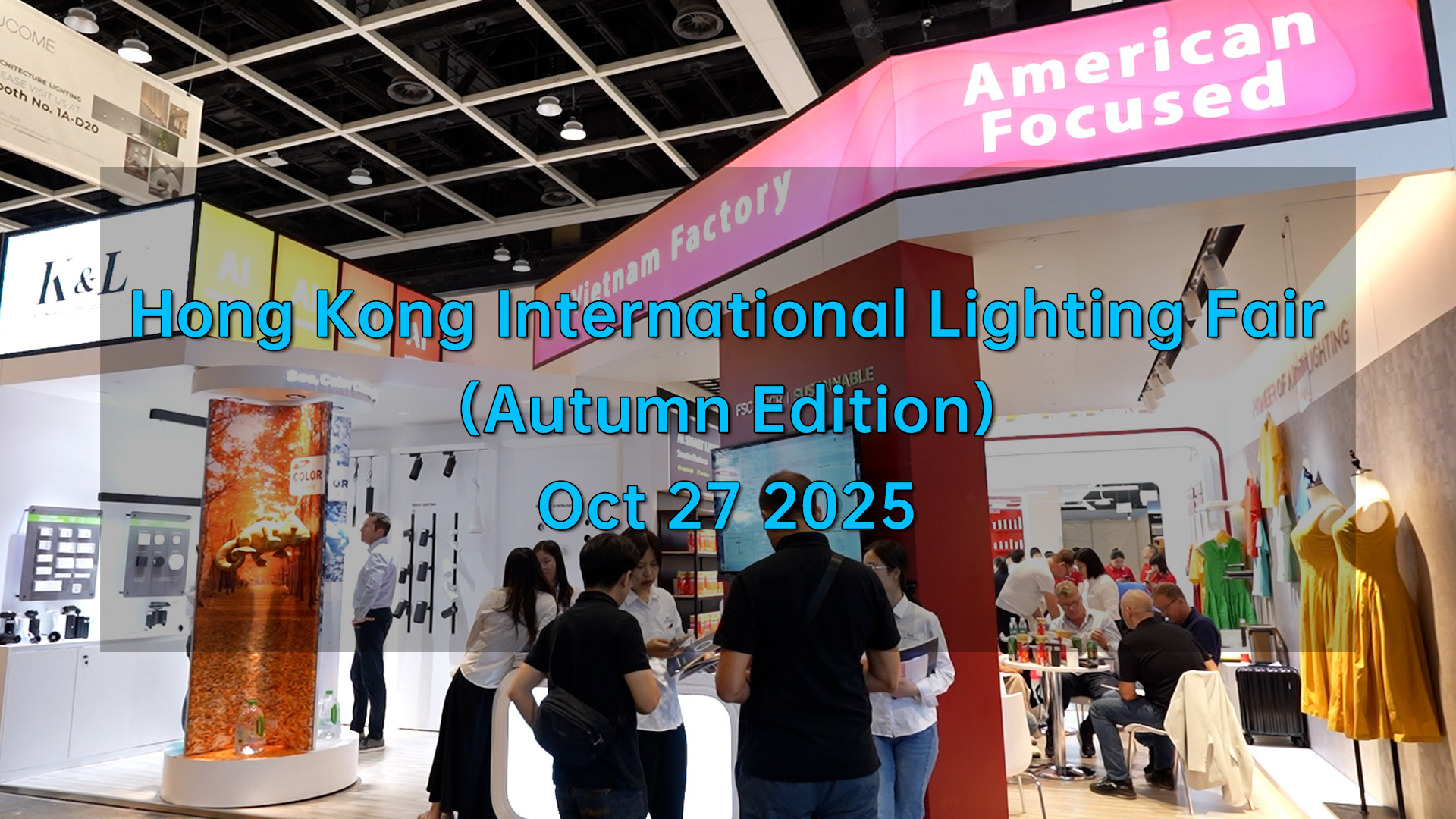 The Future is LIVE! 🔥 Hong Kong Lighting Fair Day 1