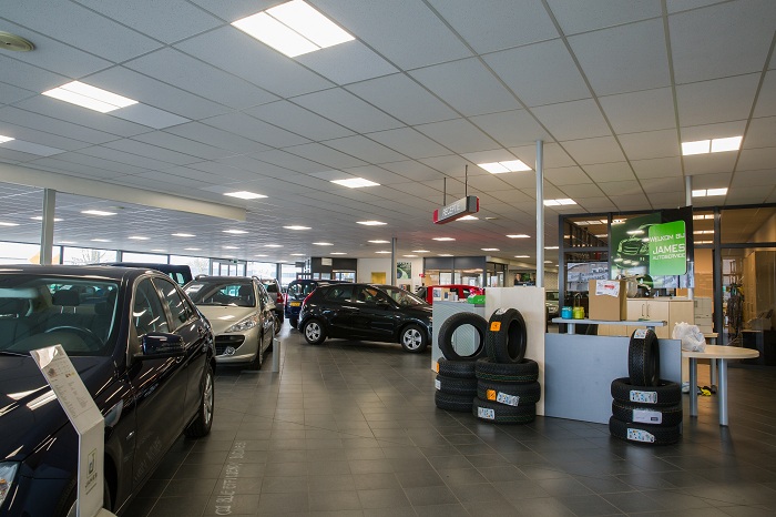 Car Dealership Lighting, Lighting For Car Shoroom