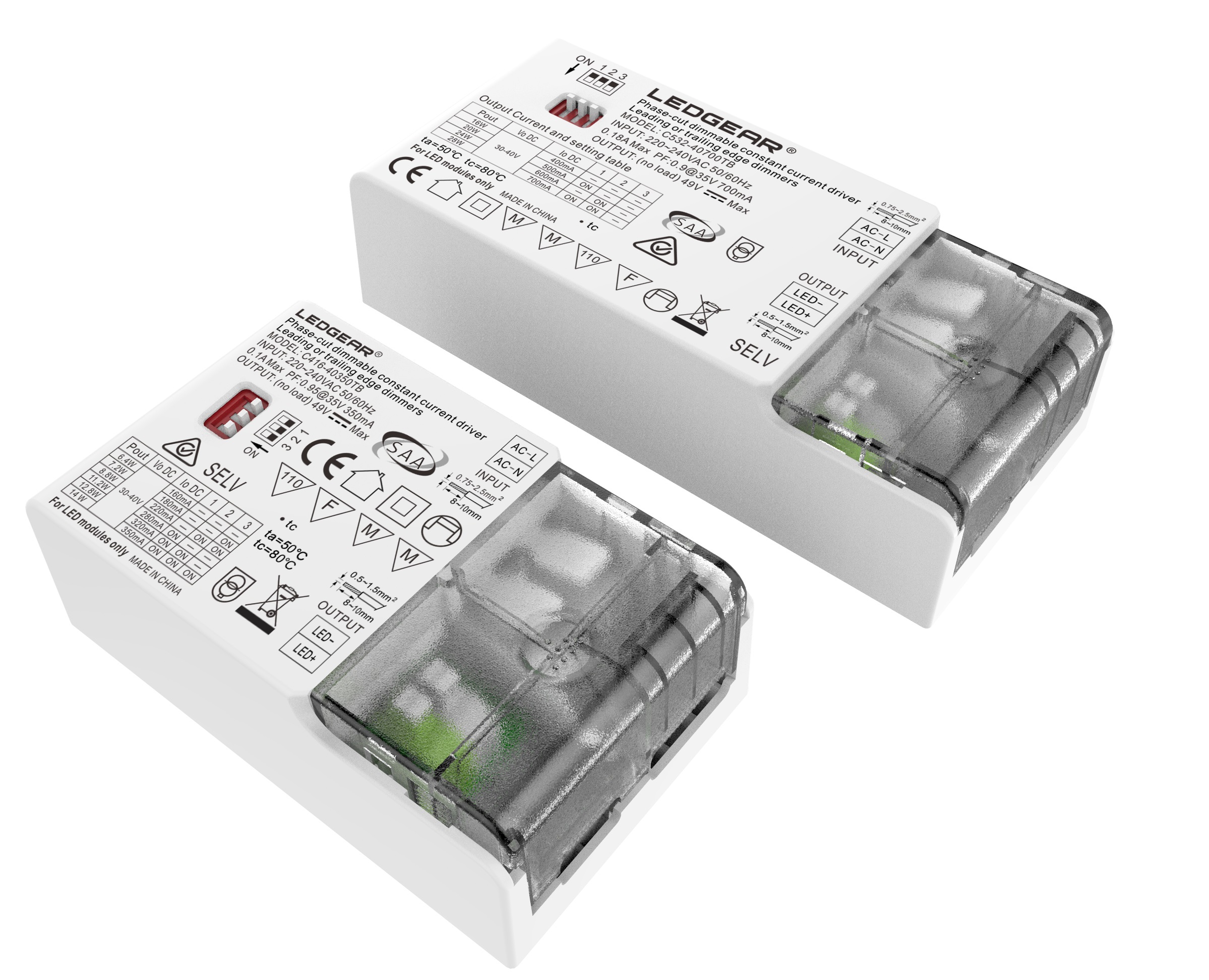 LEDGEAR® C4, C5 ON/OFF led drivers