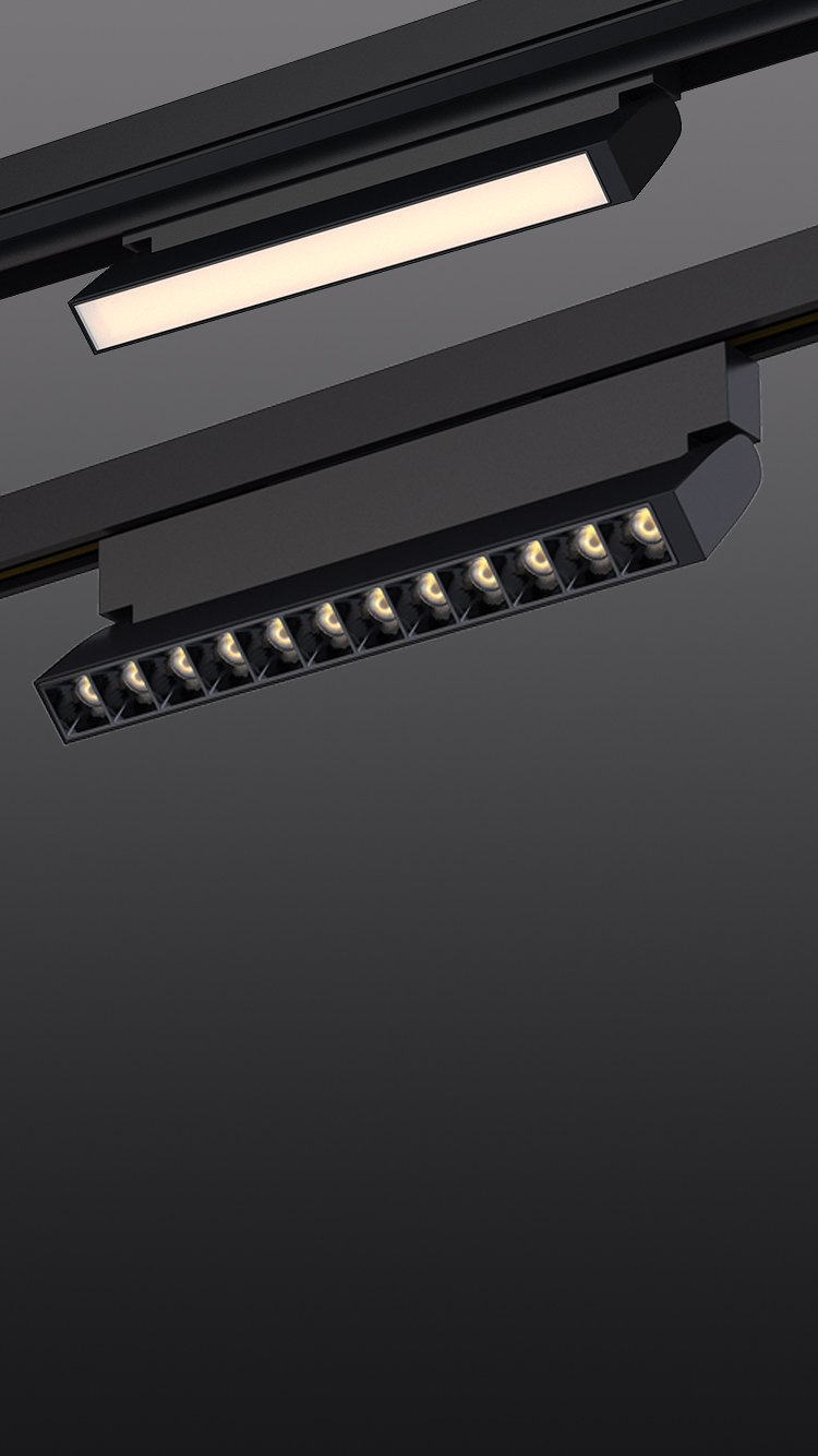 AURA E 48V Low Voltage Linear Track Head