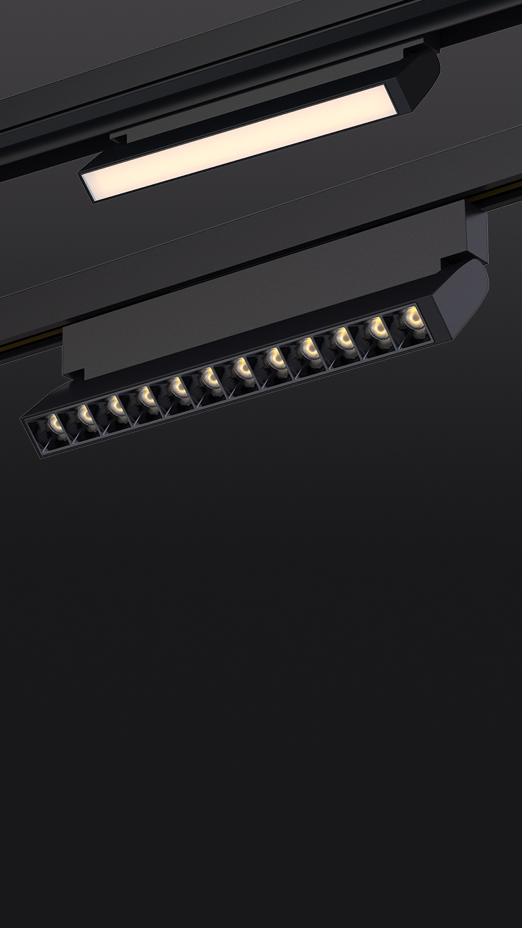 AURA E 48V Low voltage Linear Track Lights