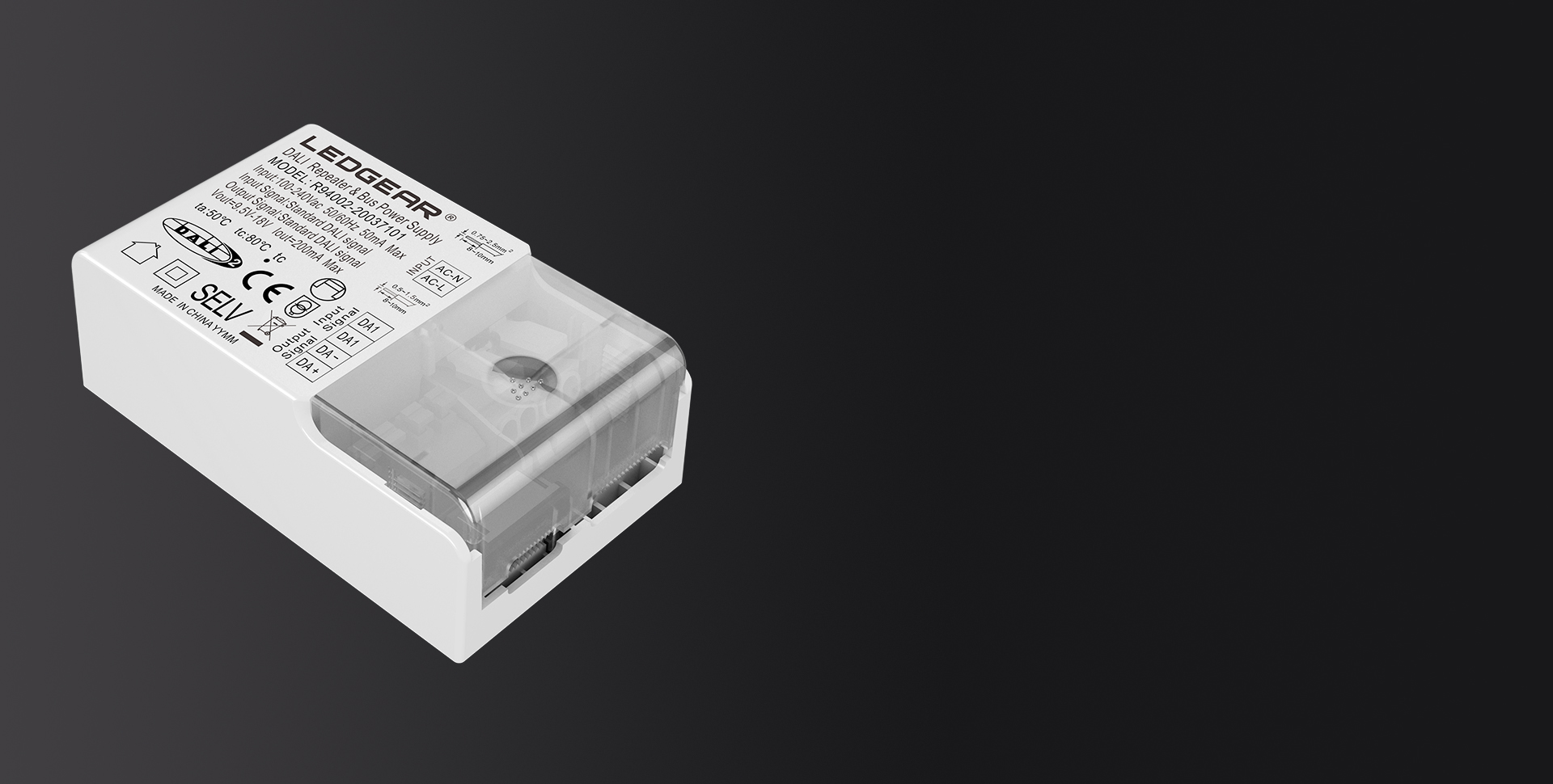 LEDGEAR® DALI Repeater & Bus Power Supply(2in1)