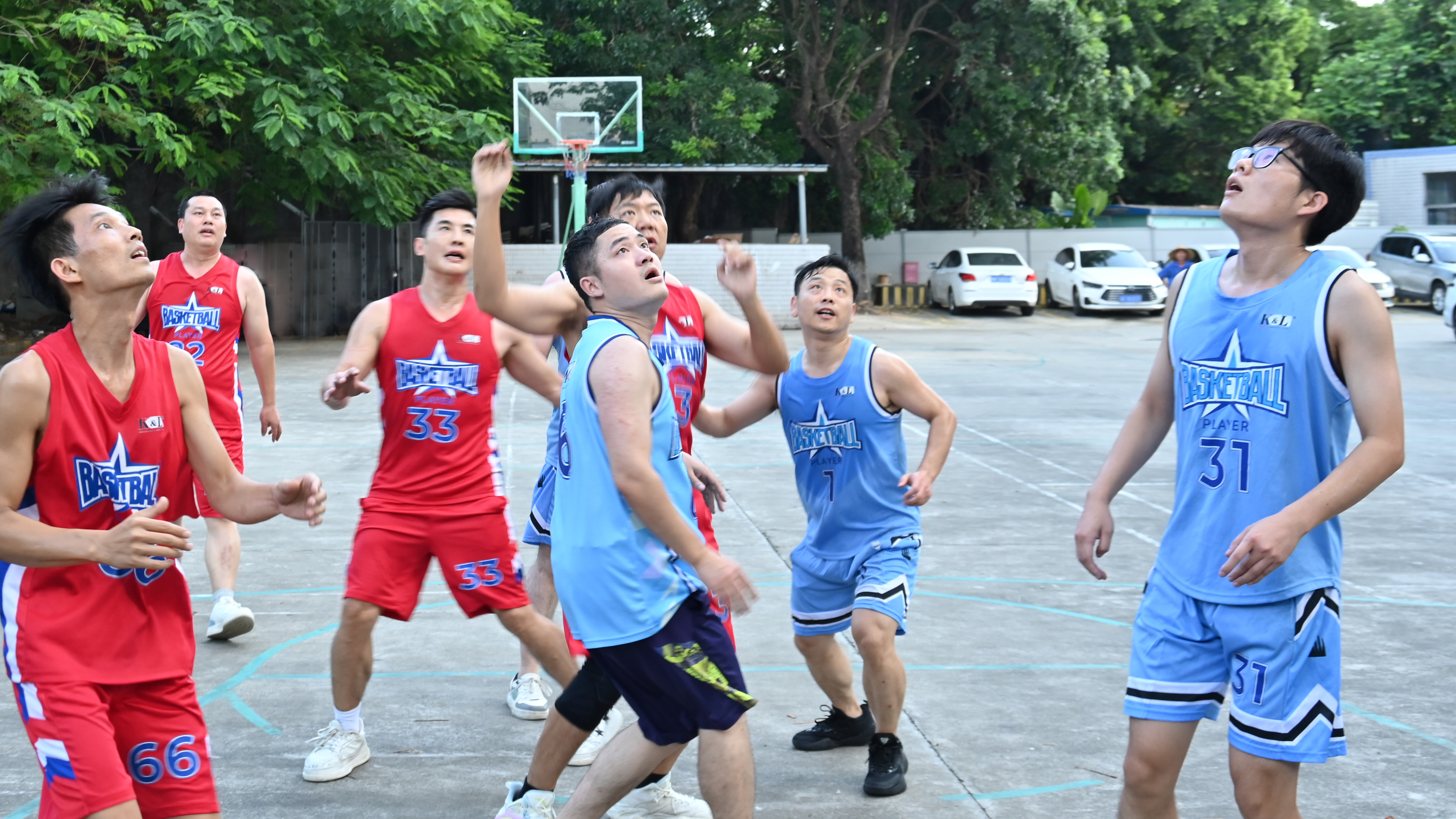 Team Spirit in Full Swing at Our Company Basketball Tournament! 🏀