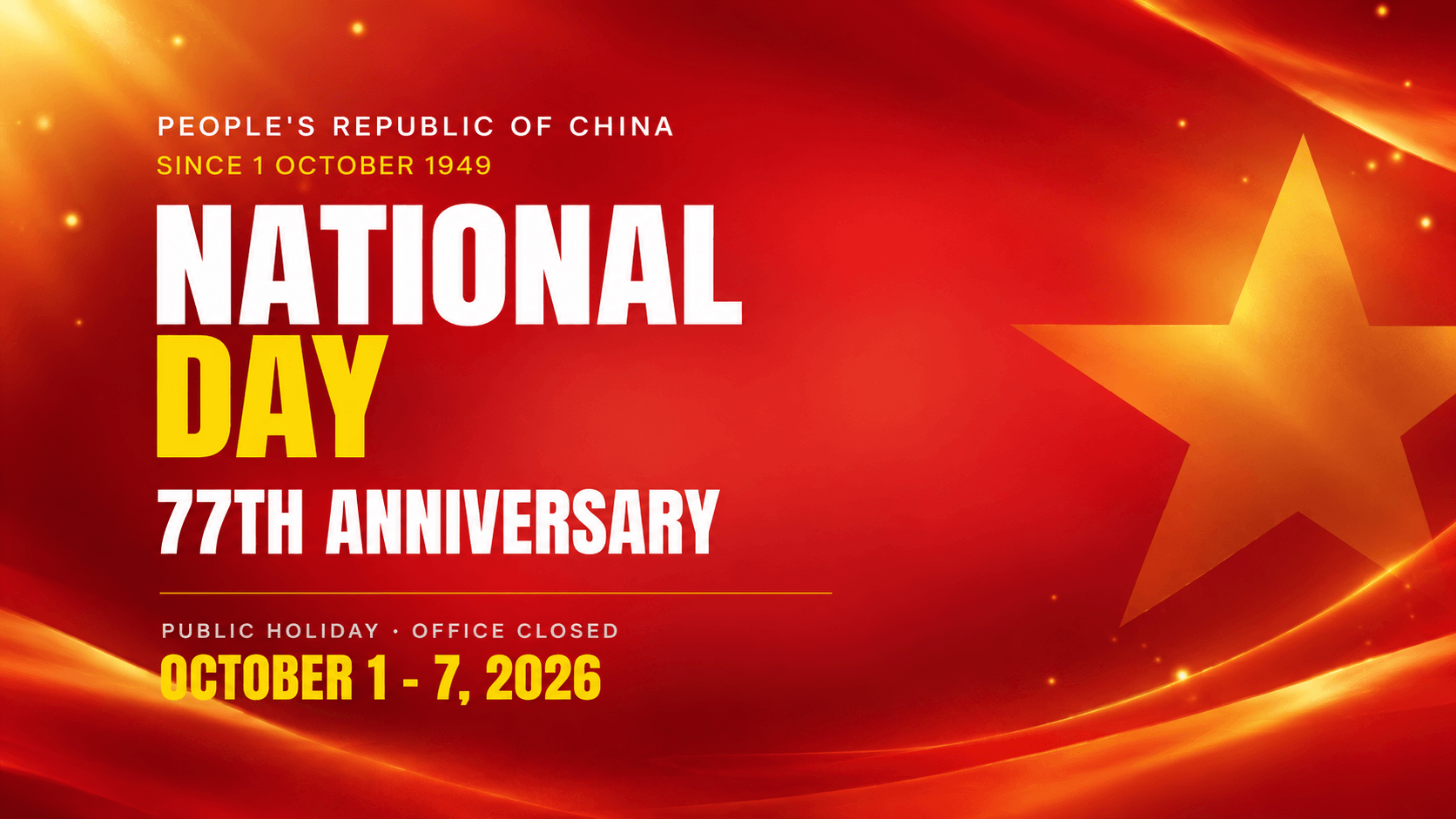 Happy National Day!